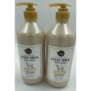2-Pk SHOWER MATE Nourishing Soothe  NATURAL GOAT MILK BODY WASH DUTCH GOAT MILK